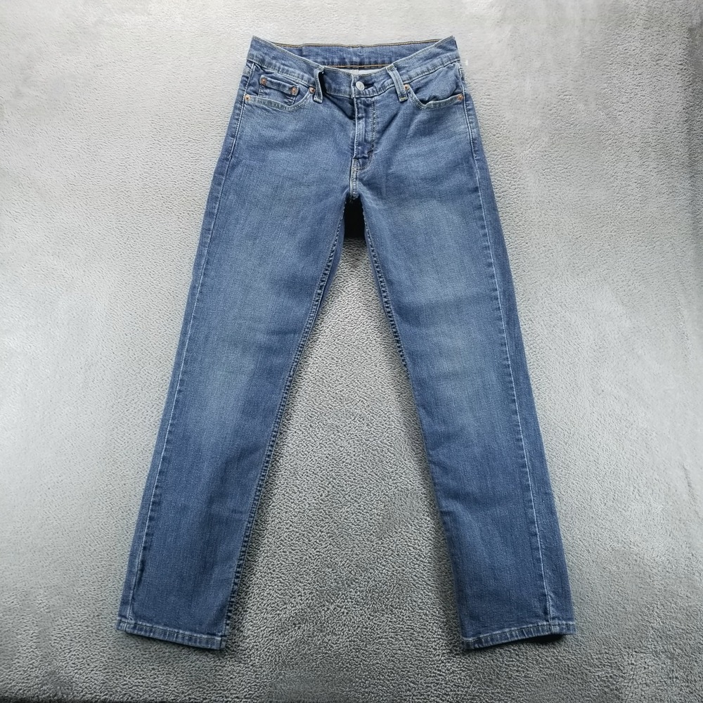 Levis 511 Jeans Mens 29x30‎ Blue Slim Straight Low Rise Light Wash Stretch